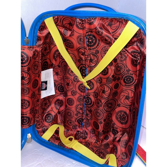 American Tourister Kids Disney Lighting McQueen Roll Aboard Hard Sided Suitcase - Picture 13 of 16